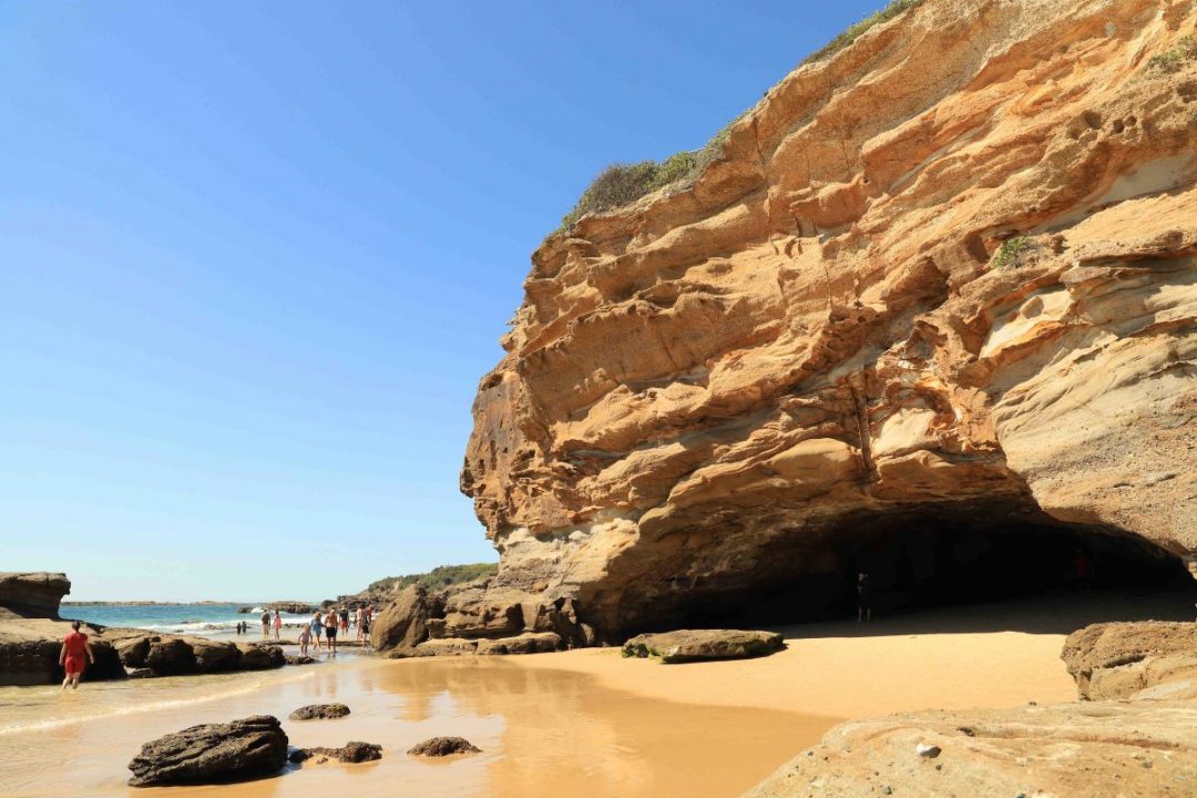 One of the bigger caves at Caves Beach, near Lake Macquarie, NSW.