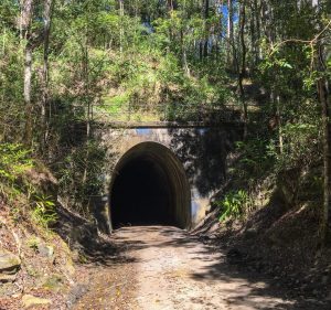 North entrance to the Dularcha Railway Tunnel