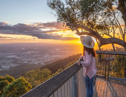 Sunset at Mount Archer